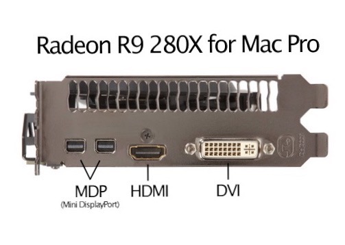 amd radeon r9 280x 3gb video card for apple mac pro