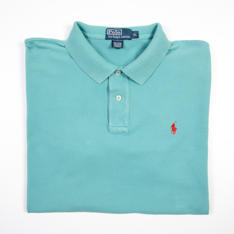 Polo By Ralph Lauren Polo Shirt Mens XL Teal Cotton Pique | eBay