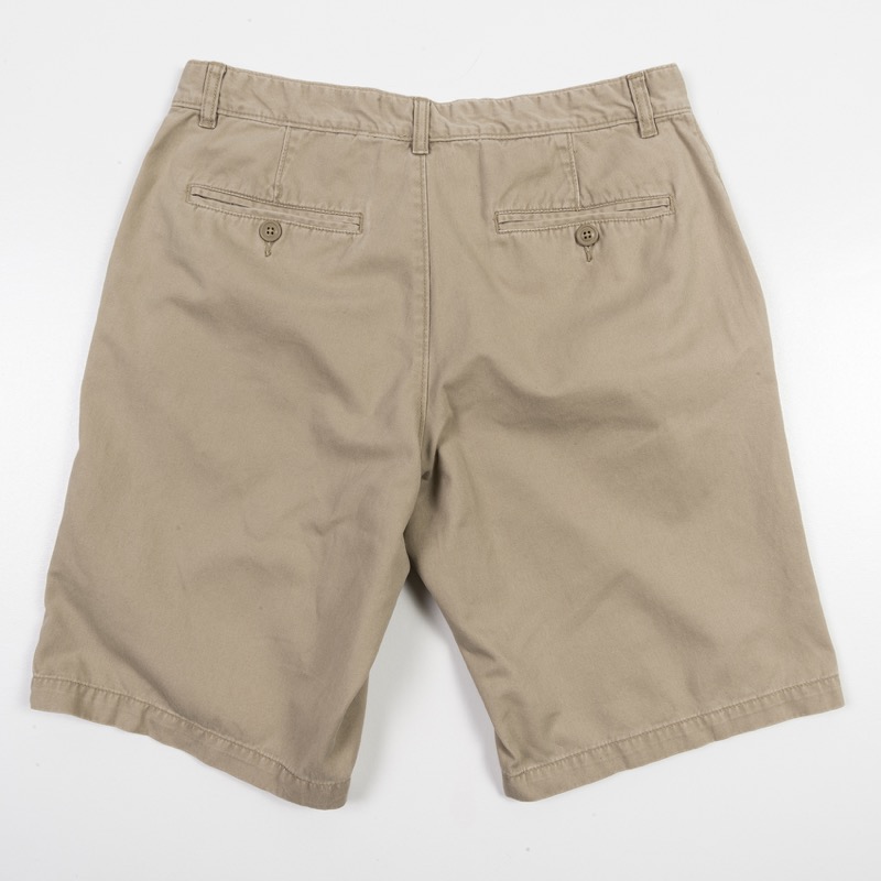 GAP Shorts ‘Clean Short’ Flat Front Khakis Tan Mens Size 32 | eBay