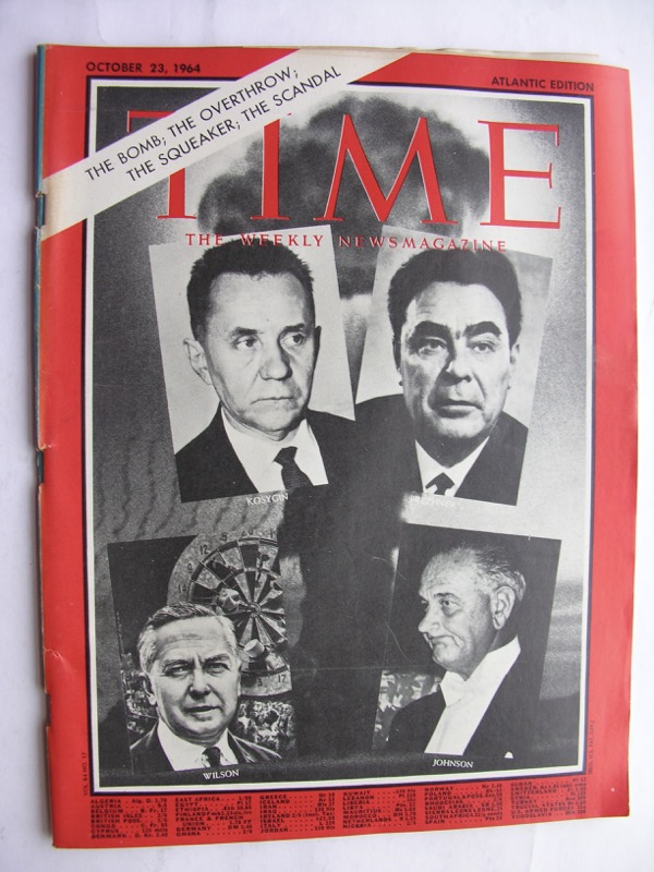 Time Magazine Oct 23 1964 Harold Wilson Martin Luther King Nguyen Van Troi Ebay