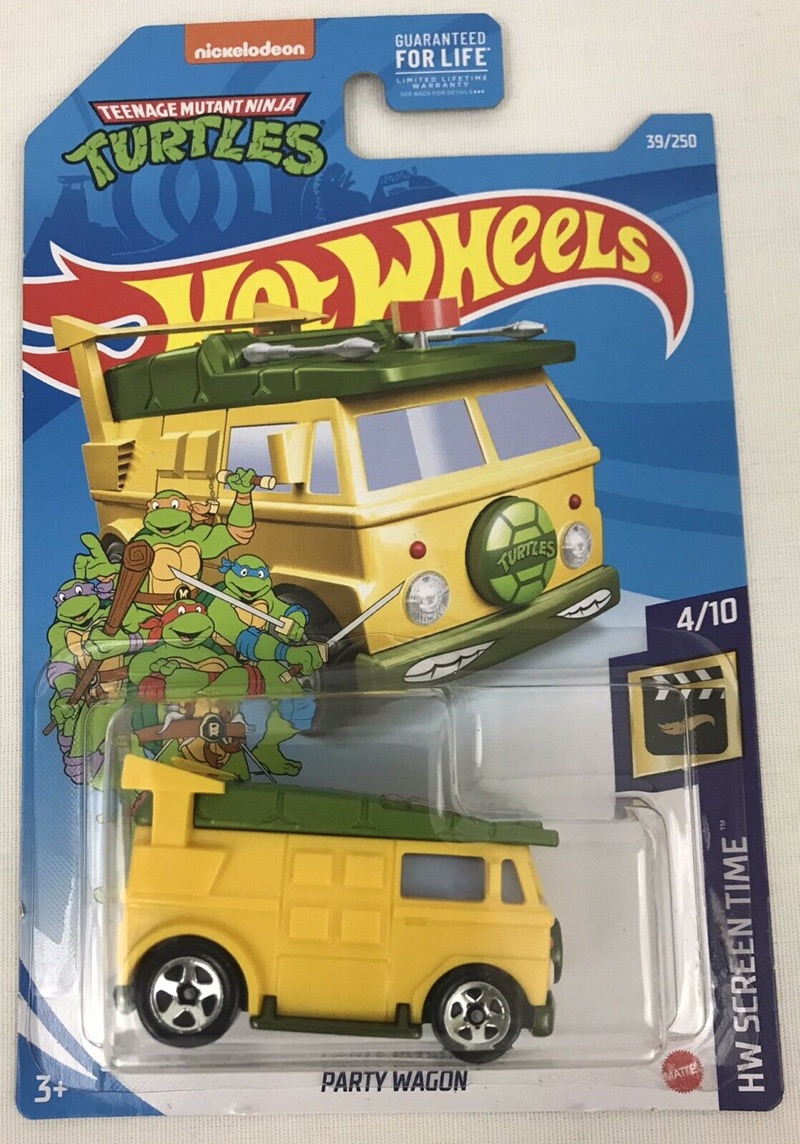 Hot Wheels 2021 C Case #39/250 Teenage Mutant Ninja Turtles Party Wagon ...